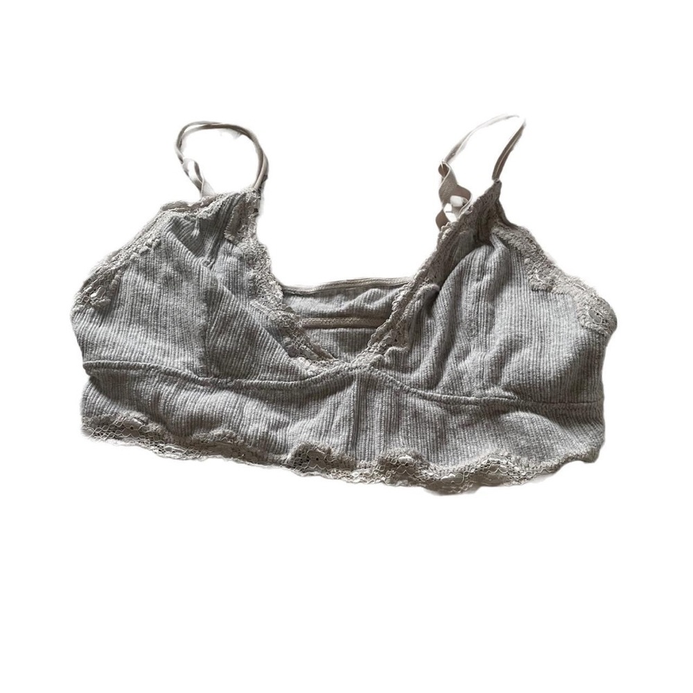 forever 21 grey crop top